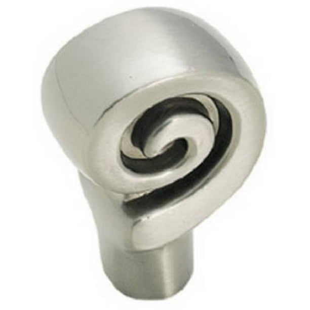 Swirlz Spiral Knob Satin Nickel