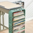 thumbnail image 5 of Sturdy Multi-Level Storage for Student Books & Classroom Use Green Classroom Book Organizer, 5 of 8