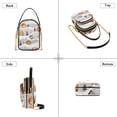 thumbnail image 3 of FORMRS Crossbody Bag for Women Quilted Travel Shoulder Cell Phone Purse with Chain Strap Handbag, Orange Snow Houses, 3 of 7