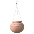 thumbnail image 1 of Creative Co-Op Large Hanging Clay Pot with Jute Hanger (Each one will vary), 1 of 1