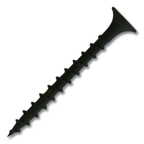 6 x 1x 1-1/2 in. Black Dry Wall Screw Coarse Deep Thread Bugle Head Phillips Drive 1000 Per box