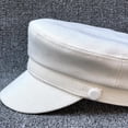 thumbnail image 5 of YooGuoGuo Men Cotton Newsboy Cap Solid Captain Sailor Hat Flat Classic Retro, 5 of 5