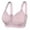 Pinks, variant on Comfy Bra Women Back-Smoothing Bra Feature V-Neck Full-Figure Bra Style W-1171 Pinks M