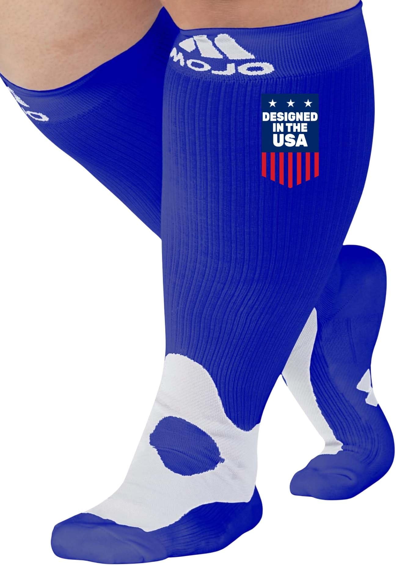 3X-Large Wide Calf Unisex Compression Knee High 20-30mmHg Extra