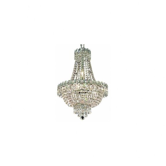 Eight Light Pendant-Chrome Finish-Royal Cut Crystal Type Bailey Street Home 390-Bel-3336916
