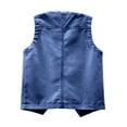 thumbnail image 4 of Womens Denim Tank Solid Color Versatile Versatile Casual V-neck Camisole Jacket, 4 of 4