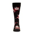 thumbnail image 2 of MeMoi Men's All Over Santa Claus Holiday Novelty Crew Socks - Mens - Male, 10-13, Black, 2 of 3