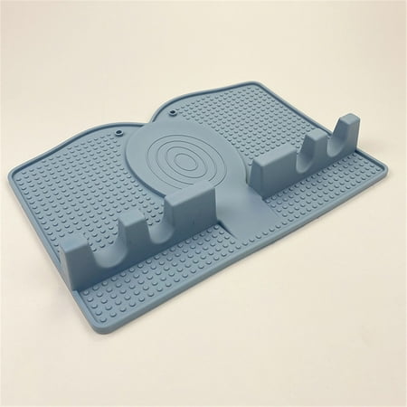 

Silicone Spatula Rack Anti-fouling Draining Spatula Mat Kitchen Storage Rack