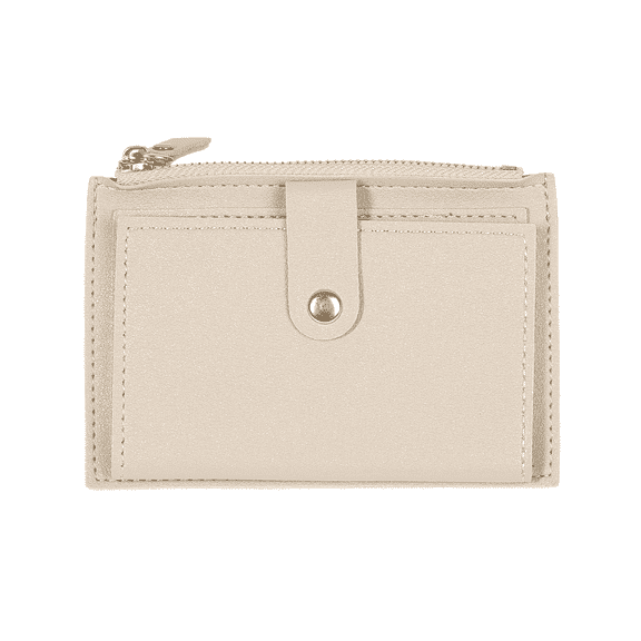 GASTROPOD Women's Wallet,Pure Color PVC Card Holder,Compact Small Purses with Secure Zipper Compartment