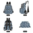 thumbnail image 2 of ALAZA Carton Whales Womens Travel Laptop Backpack Large Daypack Ladies Shoulder Bags S, 2 of 7