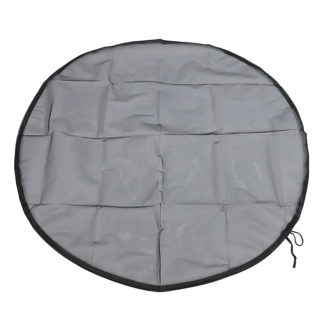 Rain Water Barrel Mesh Cover, Round Rain Barrel Mesh Cover Reusable 4pcs Prevent Fallen Leaves Debris Polyester for Garden