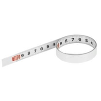 Uxcell Self-Adhesive Measuring Ruler Tape 3.3ft for Workbench Sewing Table Right to Left Reading, White