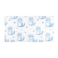 thumbnail image 2 of Dailycode Cute Blue Cat Bathroom Rugs Non Slip Absorbent Soft Plush Quick Dry Bath Mat, 39"x20", 2 of 8