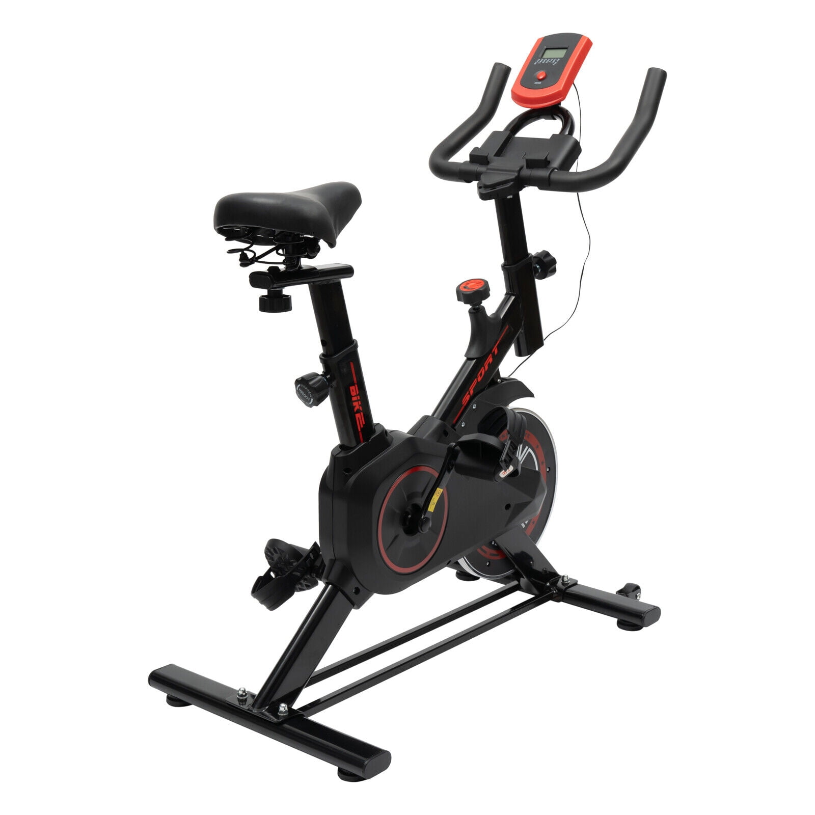 Indoor Cycling Exercise Bike,Stationary Exercise Bikes Home Cardio Workout Bicycle 180lb Black