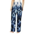 thumbnail image 3 of Sigee Blueberry Print Women's Soft Pajama Pants - Breathable and Comfortable Lounge Sleep Bottoms with Elastic Waistband and Pockets-X-Large, 3 of 9