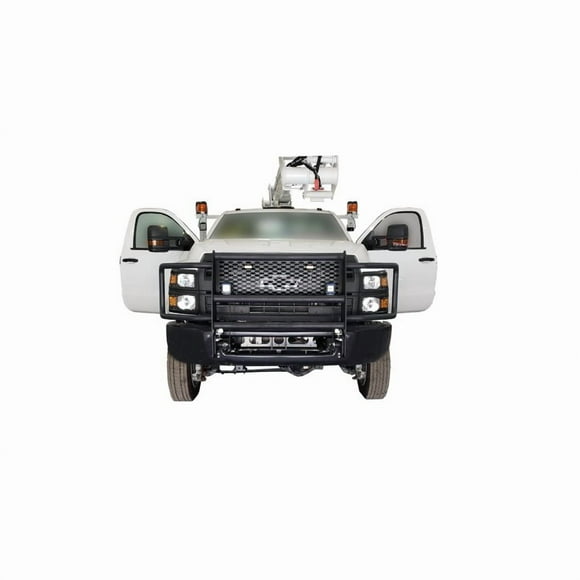 Go Industries Grille Guard ET005 Textured Powder Coated; Black; Steel; With Brush Guard; Without Skid Plate; Without Step Plate