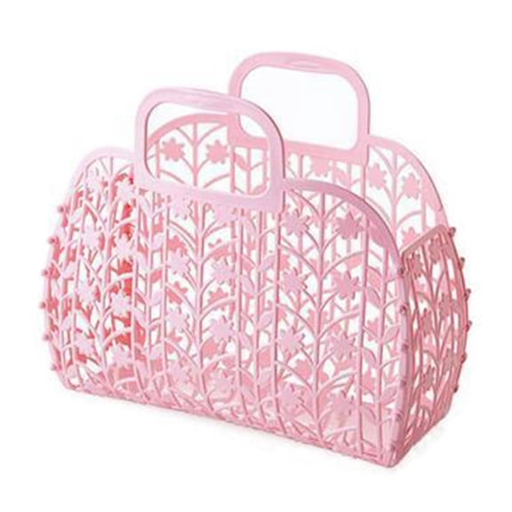 Vintage Jelly Bags for Kids Girls Women Reusable Gift Bag Plastic Beach Tote