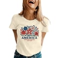 thumbnail image 3 of ibiyuan 250th Anniversary Shirt Funny T Shirts for Women Crewneck Fourth Of July Shirts Short Sleeve Tshirts Independence Day Womens Shirts Cute Tops for Women, 3 of 5