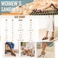 thumbnail image 3 of Litfun Women's Cork Footbed Sandals with Arch Support Slip-on Slide Sandals with Adjustable Buckles, Black, 3 of 8