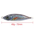 thumbnail image 1 of Cebo 72mm 40g Señuelos de pesca de simulación de metal Anzuelos duros artificiales (B) Sywqhk Para Estrenar, 1 of 6