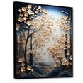 thumbnail image 2 of Designart "Moonlit Silver Maple Scene" Tree Maple Floater Framed Wall Decor, 2 of 5