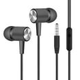 thumbnail image 1 of Wired Headphones, Subwoofer In-Ear Headphones, Compatible With MP3, Android Phones, Fits All 3.5mm Jack Devices, 1 of 5