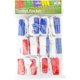 thumbnail image 2 of 12 Player 3 Flag Football Set - 12 Belts with 36 Flags [ 18 RED & 18 Blue Flags ], 2 of 4