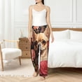 thumbnail image 4 of Sikiie Vintage Red Flower Chihuahua Women’s Ultra-Soft Comfy Lounge Pants Sleepwear Comfy Lounge Pants Drawstring Sleep Bottoms with Pockets, 4 of 6