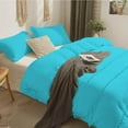 thumbnail image 3 of D.N.G. BEDDINGS 1 Piece Boho Chic Pom Pom Comforter, All Season Down Alternative Bedding Comforter - (Super King Size, Turquoise Blue) 800 Thread Count, Egyptian Cotton., 3 of 6