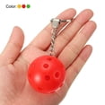 thumbnail image 3 of Uxcell Pickleball Keychain Mini Pickleball Ornament for Bag Backpacks Rackets Luggage Tags Party Favors 3 Colors, 3 of 7