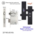 thumbnail image 2 of Door Lock, Electronic Door Lock With Tuya APP Remotely / Biometric Fingerprint /Smart Card / Password /Key ,Easy to Install, 2 of 7