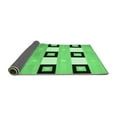 thumbnail image 2 of Ahgly Company Indoor Square Checkered Emerald Green Modern Area Rugs, 7' Square, 2 of 4