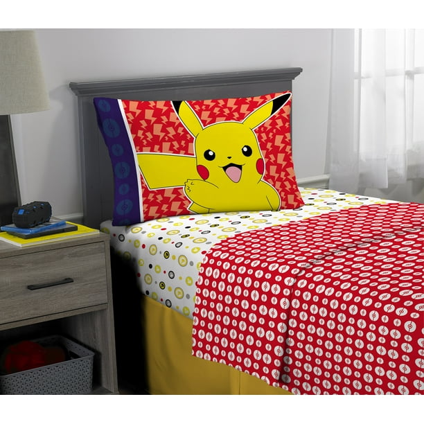 Compra en línea productos para el hogar, tecnología, refrigeradores y más o recibe tu supermercado a domicilio solo en walmart en línea a un súper precio. pokemon microfiber sheet set kids bedding pikachu 3 piece twin