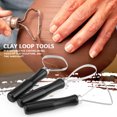 thumbnail image 4 of With Steel Flat Wire Big Loop Tool Pottery Carving Tool, Clay Tools, Great Gifts For DIY Pottery Clay Sculpture, 4 of 8