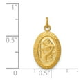 thumbnail image 2 of White Sterling Silver Charm Pendant Themed 20 mm 10, 2 of 2