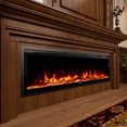 thumbnail image 3 of 60 Inch Wall Mounted Electric Fireplace with RC, 750W/1500W, 3 of 8