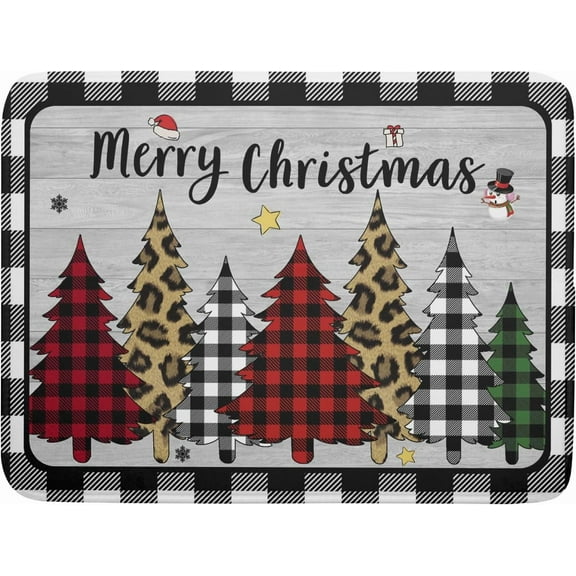 Christmas Dish Drying Mats for Kitchen Counter 18"x24" Merry Christmas Snowflake Microfiber Reversible Drying Mat Kitchen Accessories Christmas Dish Drainer Pad for Coffee Bar Tableware Protector