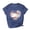 Blue, variant on Weikingp Baseball Shirt Women Going Out Tops Women's Spring/Summer Solid Baseball Print Loose Casual Short Sleeved T Shirt Top Casual Tops for Women Blue 2XL Clearance!
