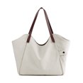 thumbnail image 1 of Bolso de hombro de lona para mujer, bolso de viaje de compras de gran capacidad, bolso Vintage Abanopi  Bolso de hombro único, 1 of 7