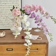 thumbnail image 4 of bestolf Larkspur Artificial Flowers Realistic Delphinium with Bendable Stems Rustic Floor Vase Decor for Home Wedding Decor Reusable Floral Arrangements, 4 of 8