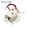 thumbnail image 2 of DC12V 0.42A 6mm Mini Electromagnetic Solenoid Lock Assembly for Electirc Lock Cabinet Door Lock, 2 of 4