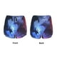 thumbnail image 3 of Balery Red And Blue Fire Dragon Pantalones cortos deportivos para mujer con forro y dos bolsillos, elásticos, para entrenamiento, gimnasio, yoga-Medium, 3 of 7