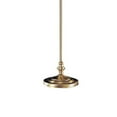 thumbnail image 4 of 150 Watt Metal Floor Lamp with Swing Arm and Fabric Conical Shade, Gold- Saltoro Sherpi, 4 of 5