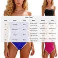 thumbnail image 3 of Royisotas Women's Strapless One Piece Swimsuit Halter Neck Ruched Cutout Tummy Control Bathing Suit Swimwear, 3 of 6