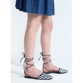 thumbnail image 2 of Free Assembly Women's Woven Wrap Slide Flats, 2 of 7