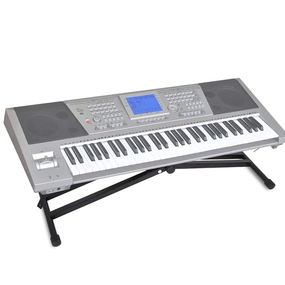 Soporte para Teclado, una Sola Capa en Forma de X, Tomo de Doble, Soporte para piano ElectÓrico Desmontable, Soporte Pargano Eleccico, Altojustable, Soporte para Teclado