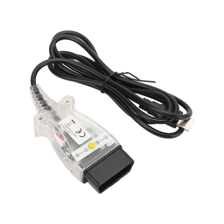Ediabas Cable, K+DCAN Cable With Switch USB Interface Car OBD2 Diagnostic  Scanner Tool For E60 E61 E81 E70 E83 E87 E90 E91 E92 E93 