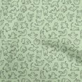 thumbnail image 1 of oneOone Silk Tabby Light Green Fabric Conversational Print Sewing Craft Projects Fabric Prints By Yard 42 Inch Wide, 1 of 4