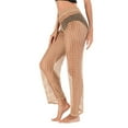 thumbnail image 3 of Travelwant Womens Crochet Net Hollow Out Beach Pants Sexy Swimsuit Cover Up Pants, 3 of 7