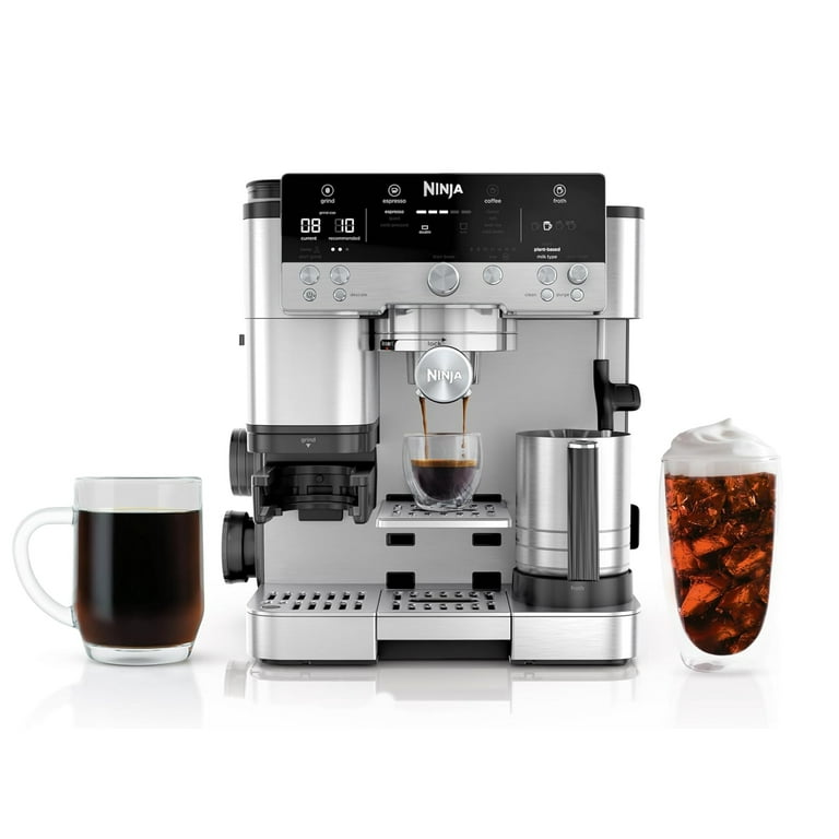 Restored Ninja R-ES601 Luxe Café Premier Espresso Machine, Drip